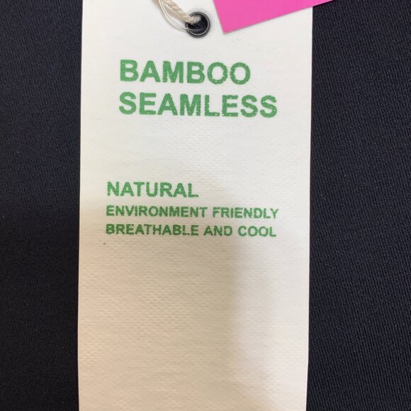 C'est Moi Clothing Co. Bamboo Blend Seamless Long Tank Top Black Women Summer - Picture 7 of 8